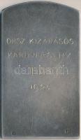 1923. "Nemzeti Vívó Club / Orsz. Kizárásos Kardverseny II. Díj 1923." nemesfém jelzett ezü...