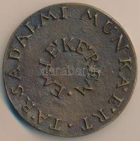 DN "Szécsény / Társadalmi Munkáért" Br emlékérem dísztokban (82mm) T:2