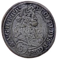 Német Államok / Szilézia 1696CB 3Kr Ag "I. Lipót" Brieg T:2- German States / Silesia 1696CB 3 Kreuzer Ag "Leopold I" Brieg C:VF Krause KM# 516