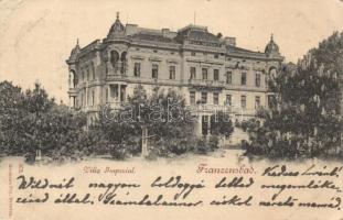 1898 Frantiskovy Lazne, Franzensbad; Villa Imperial (EB)