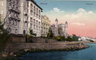 Abbazia, beach, Divald és Monostory (EK)