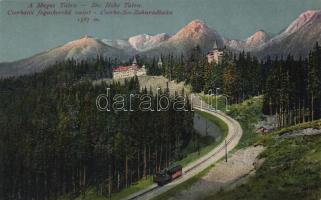 Tátra, Csorba tói fogaskerekű vasút / cogwheel railway, Divald és Monostory
