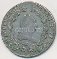 Ausztria/cseh verdejel 1809C 20Kr Ag T:2-
Austria/Czech mintmark 1809C 20 Kreuzer Ag C:VF