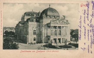 Graz, Stadttheater, Stadtpark / theatre, park
