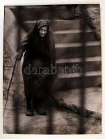 cca 1920-1930 4 db jelzetlen falusi szociofotó