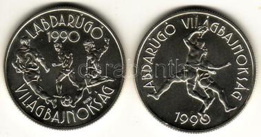 1988-89. 500Ft Ag + 500Ft Ag 2 klf db pár "Labdarúgó VB" T:BU