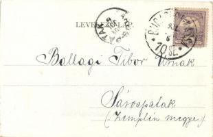 Pécel, Szamek D. üzlete és vendéglője; kiadja Heller M