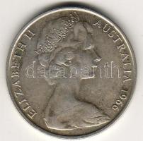 Ausztrália 1966. 50c Ag "Elizabeth/címer" T:2