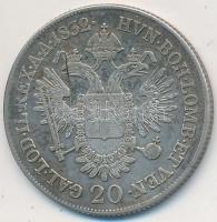Ausztria 1832A 20Kr Ag I. Ferenc T:2- Austria 1832A 20 Kreuzer Ag Franz I C:VF