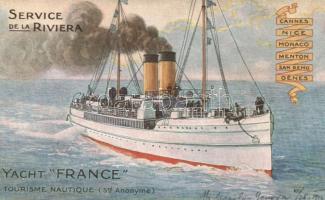 Yacht France Service de la Riviera, French steamship