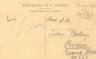 San Marino, La Gran Sala del Condiglio Sovrano / palace interior