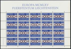 Europa CEPT kisív Europe CEPT minisheet