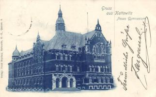Katowice, Kattowitz; Neus Gymnasium / grammar school