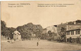 Svishtov, Stadtgarten, Alexanderstrasse / garden, street