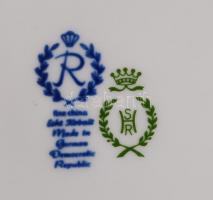 5 db különböző mintájú és márkájú porcelán kistányér, hibátlan, jelzett