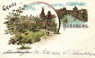 1899 Nürnberg, litho (EB)