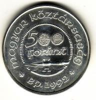 1992. 500Ft Ag "Szt. László" T:BU