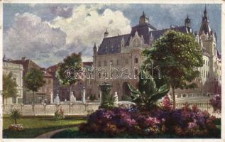 Ljubljana, Laibach; Dezelni Dvorec / Carniolan Provincial mansion (small tear)