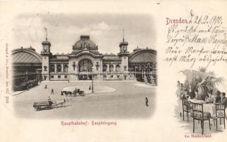 Dresden, Hauptbahnhof / railway station