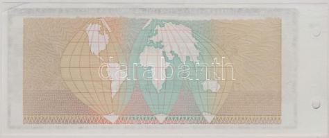 Amerikai Egyesült Államok DN "Standard Chartered Bank" 500$ "SPECIMEN" utazási c...