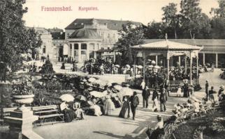 Frantiskovy Lazne, Franzensbad; Kurgarten / garden (EK)