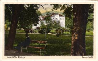 Dobrna, Zdravilisce, park pri posti / Thermal spa, Park at the post office (EB)