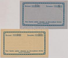 Újpest 1919. Mauthner Bőrgyár 1k + 2K váltópénz T:I,II