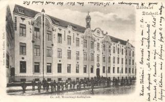 Zilah, Wesselényi kollégium; Seres Samu kiadása / boarding school