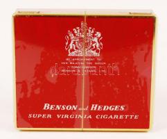 Benson & Hedges Super Virginia cigaretta fém díszdobozban, bontatlan /
cigarettes