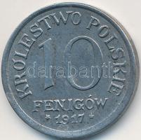 Lengyelország / német megszállás 1917FF 10F T:2
Poland / German occupation 1917FF 10 Fenigow C:XF