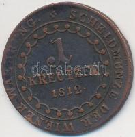 Ausztria/magyar verdejel 1812B 1Kr T:3