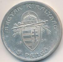 1938. 5P Ag "Szent István" T:2