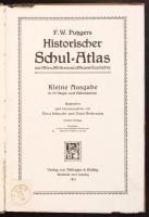 1931 F. W. Putzgers Historischher Schul Atlas 77 térképpel / with 77 maps