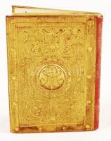 1897 Tárca naptár "Emlékül a millenniumi kiállítás alkalmából" A Szent Koronát ábrázoló do...