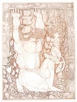 Kass János (1927-2010): Képek az Ótestamentumból, teljes mappa - 10 lap (Európa, 1985.)
10 db-os réz...