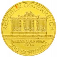 Ausztria 1994. 200Sch Au "Bécsi Filharmonikusok" (3.11/0.999) T:1
Austria 1994. 200 Schill...
