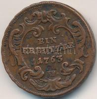 Ausztria/lengyel verdejel 1763W 1Kr "Mária Terézia" T:2-/3 
Austria/Polish mintmark 1763W ...