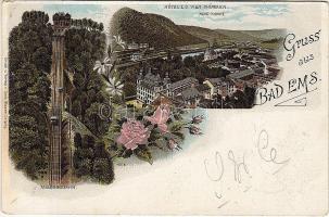 Bad Ems Restaurant Braun Litho