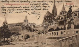Budapest I. a Koronázó templomhoz vezető lépcső
