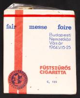 BNV 64, 1964, 20 db füstszűrős cigaretta, bontatlan / cigarettes