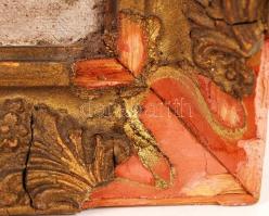 Miller jelzéssel: Hazafelé. olaj, vászon, antik sérült keretben, 40×50 cm