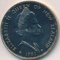 Új-Zéland 1981. 1$ Cu-Ni Királyi látogatás T:1 New Zealand 1981. 1 Dollar Cu-Ni Royal Visit C:Unc Krause KM#50