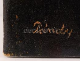 Pándy Lajos (1895-1957): Kisfiú naranccsal. Olaj, vászon, jelzett, 65×55 cm