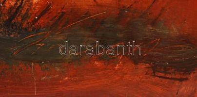 Gádor Emil (1911-?): Faluhatár. Olaj, farost, jelzett, 30×40 cm