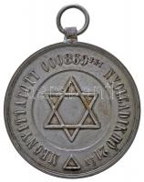 1869. "Corvin Mátyás Páholy Pest Kel. / Megnyittatott 000869-iki Nyolcadik Hó 21én" fém sz...