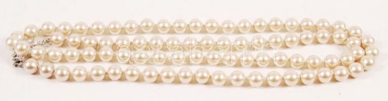 Dekoratív tekla nyaklánc, h:80 cm