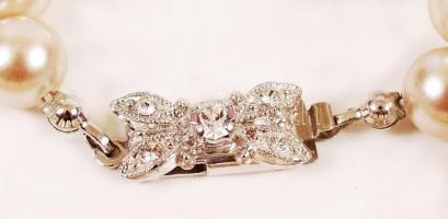 Dekoratív tekla nyaklánc, h:80 cm