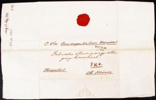 1849 Himes? Lajos Pozsony megye királyi biztosának november 4-én kelt levele Mosonmagyaróvárra a meg...