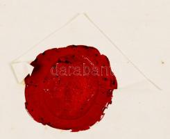 1849 Himes? Lajos Pozsony megye királyi biztosának november 4-én kelt levele Mosonmagyaróvárra a meg...