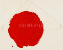 1848. 06. 08. Kosztolányi Móric őrnagy, a dunántúli önkéntes mozgó nemzetőrség saját kézzel írt leve...